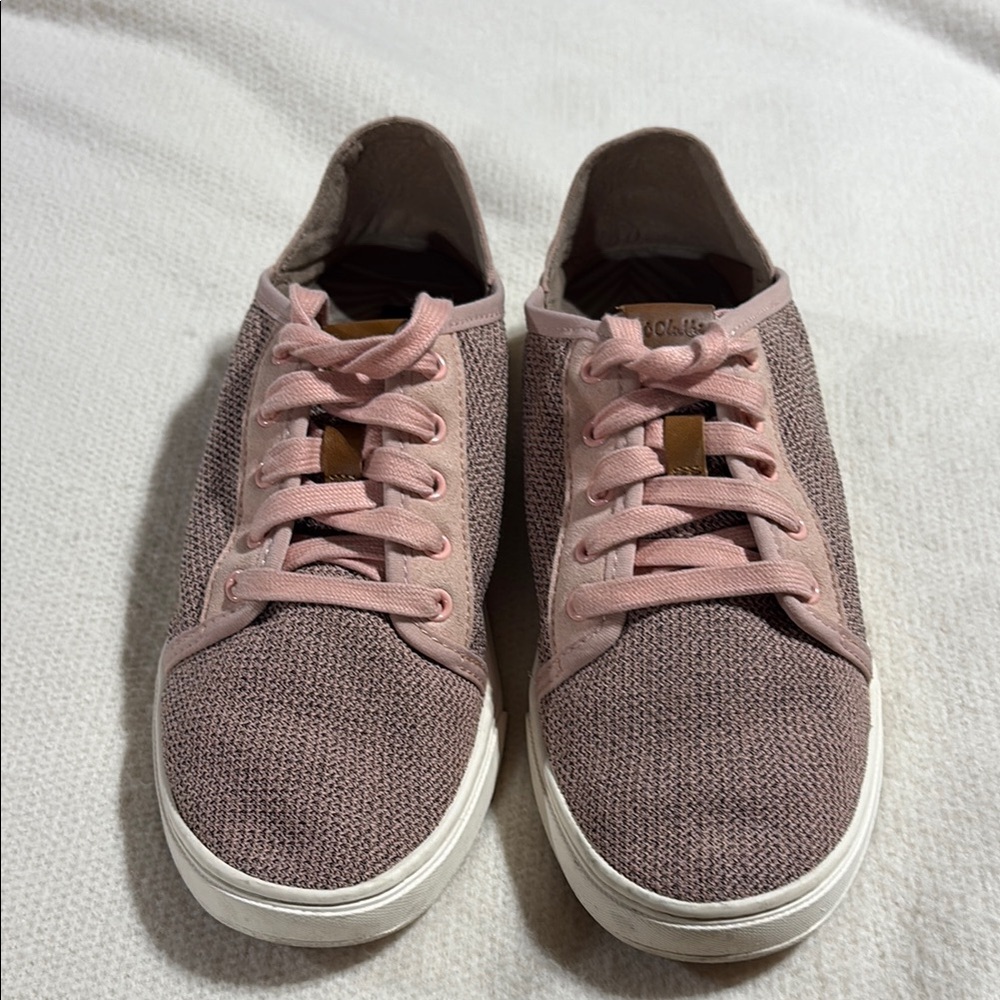 OluKai Pink and Cream Sneakers